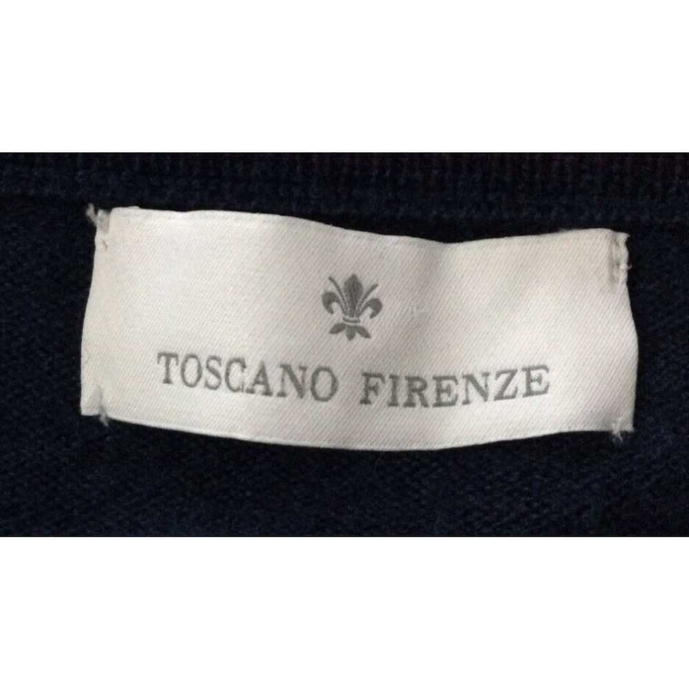 Vintage TOSCANO FIRENZE Mens Size XXL ? Blue V Ne… - image 3
