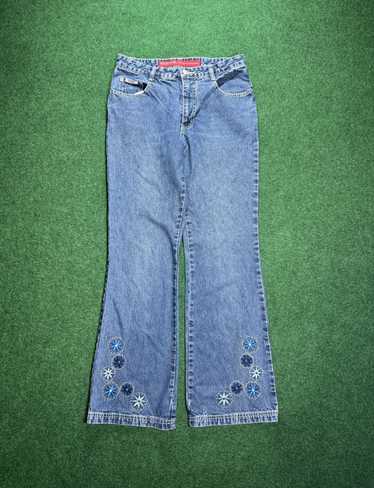 Vintage 90s Revolt Bootcut Flare Embroidered 32x32