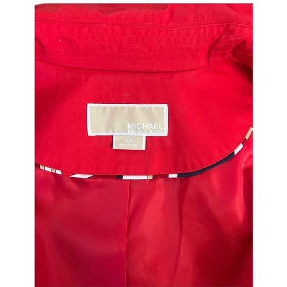 Michael Kors Trench Coat jacket Size M - image 6