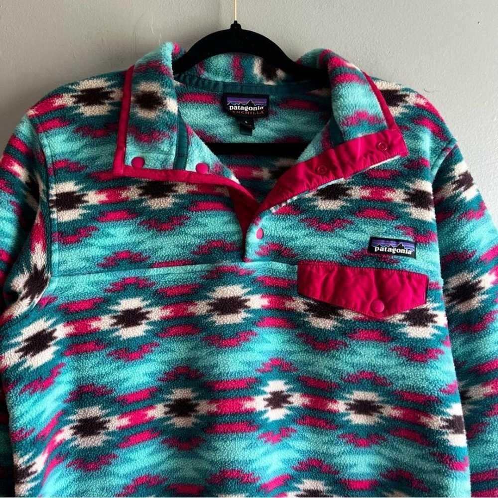 Patagonia Synchilla Snap-T Pullover Fleece Aztec … - image 2