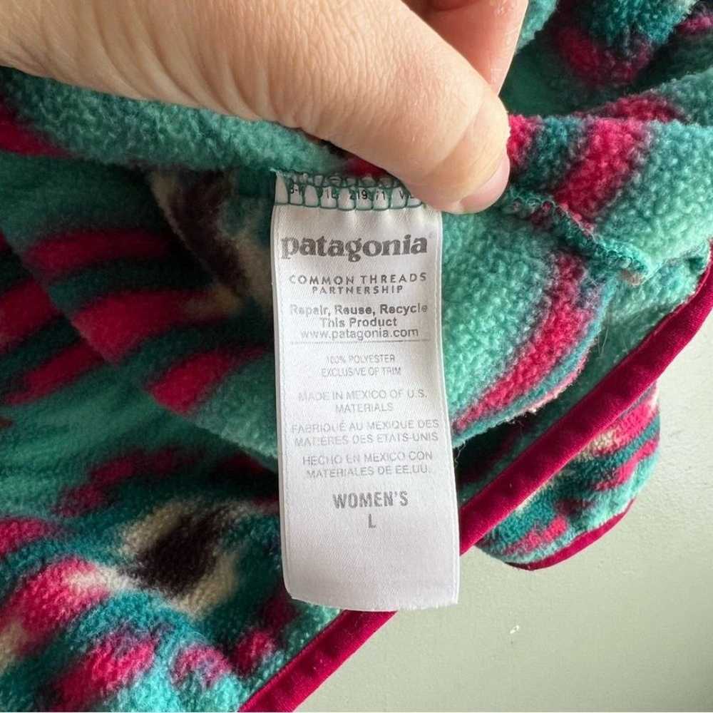 Patagonia Synchilla Snap-T Pullover Fleece Aztec … - image 5