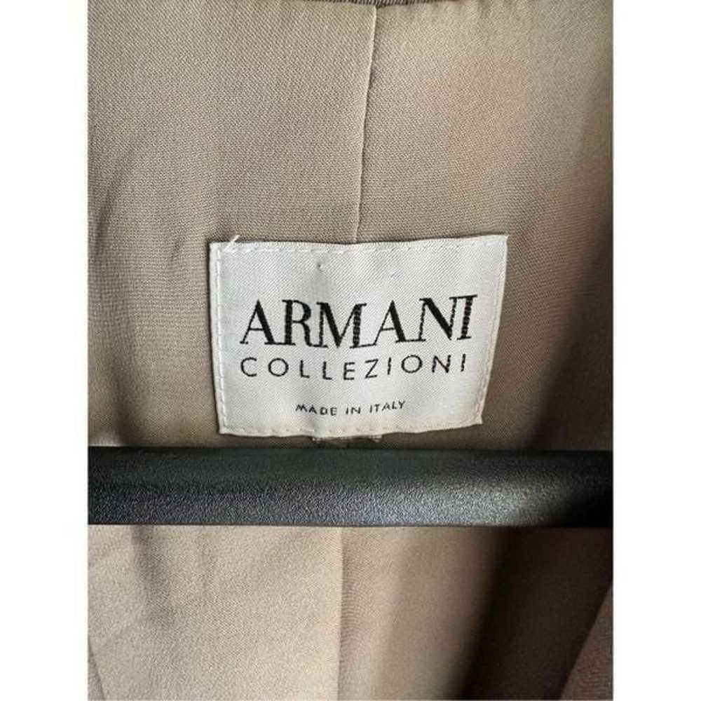 Armani Taupe Grey 98% Blazer Wool - image 3