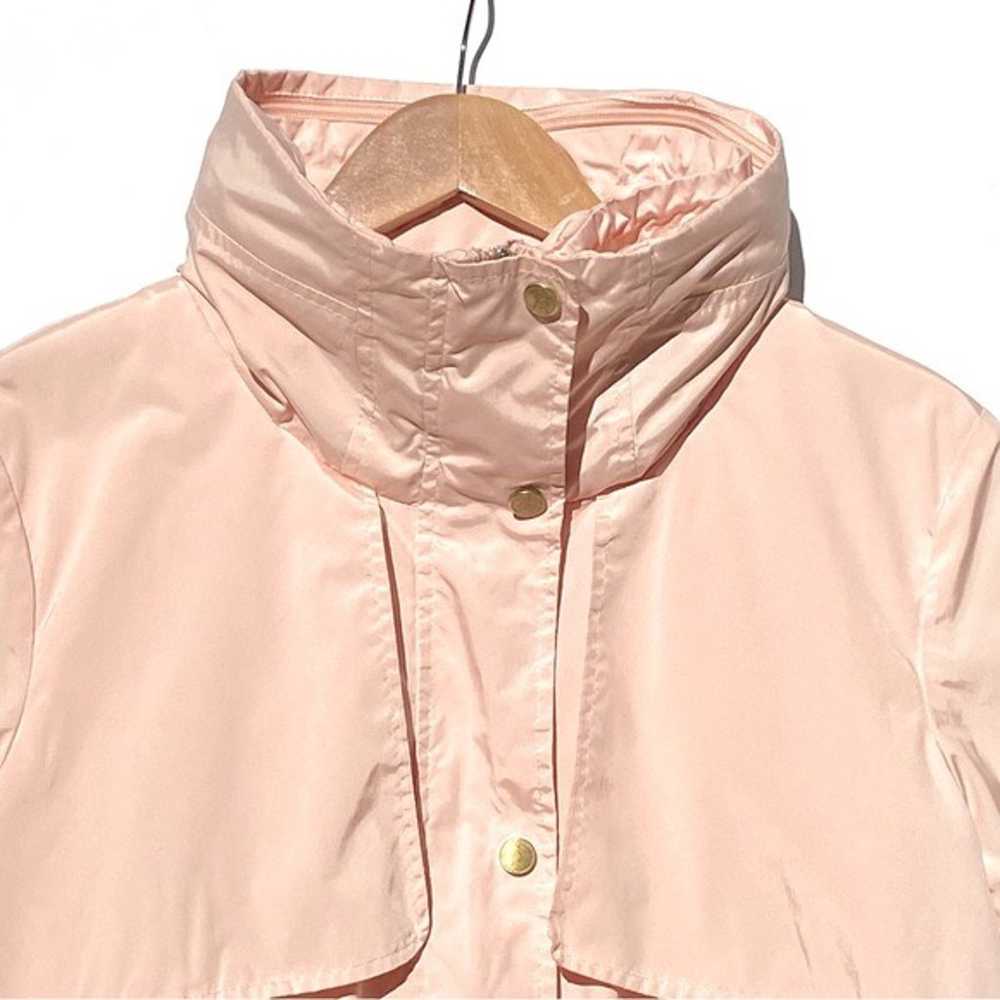 COLE HAAN Women's Short Packable Rain Jacket Pink… - image 10