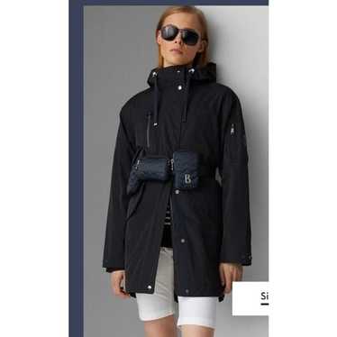 Vintage BOGNER Hooded black ladies ski jacket size