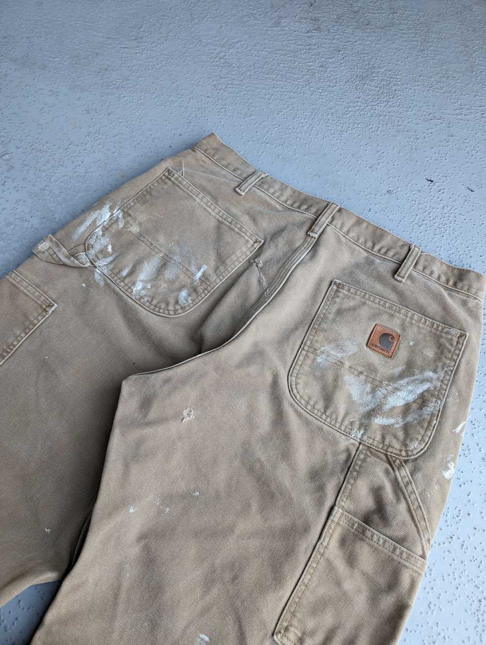 Carhartt × Jnco × Vintage 34x32 Crazy vtg Carhart… - image 12