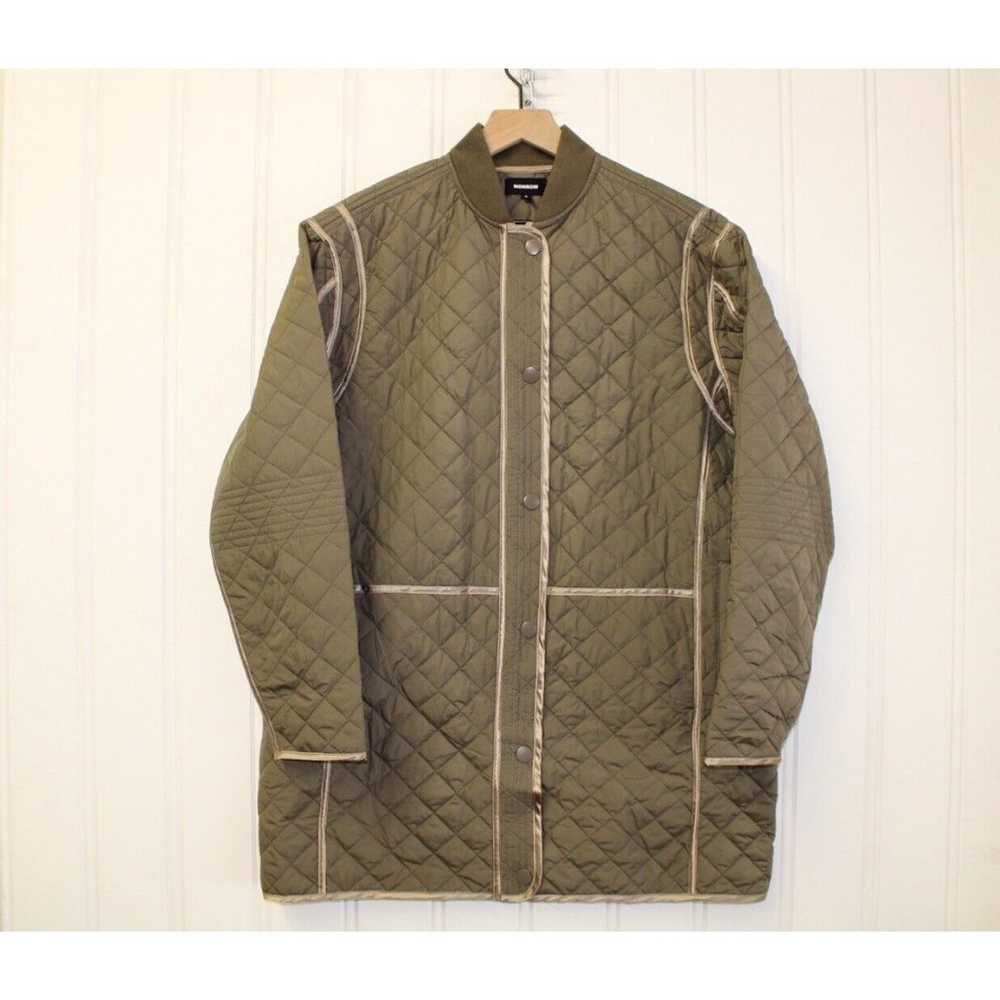 $298 Monrow Women's Green Quilted Full-Zip Jacket… - image 2