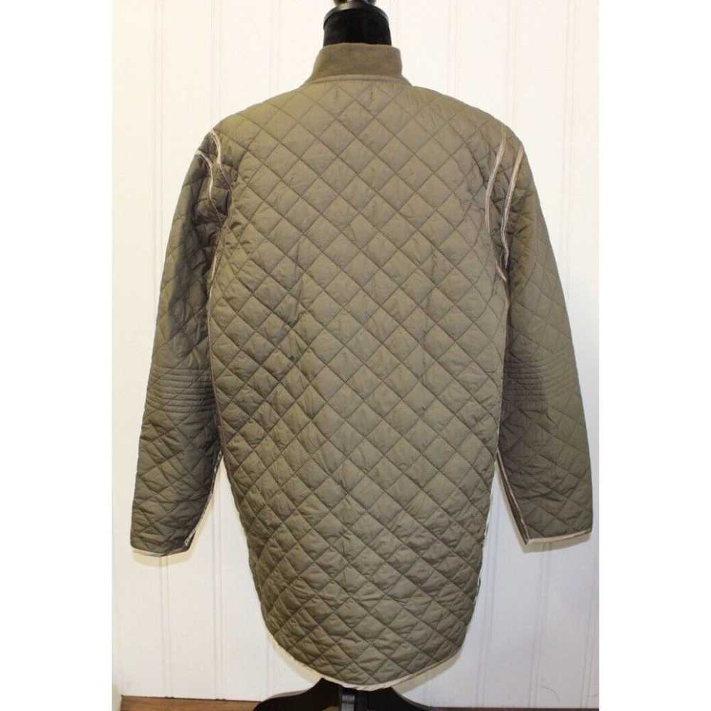 $298 Monrow Women's Green Quilted Full-Zip Jacket… - image 4