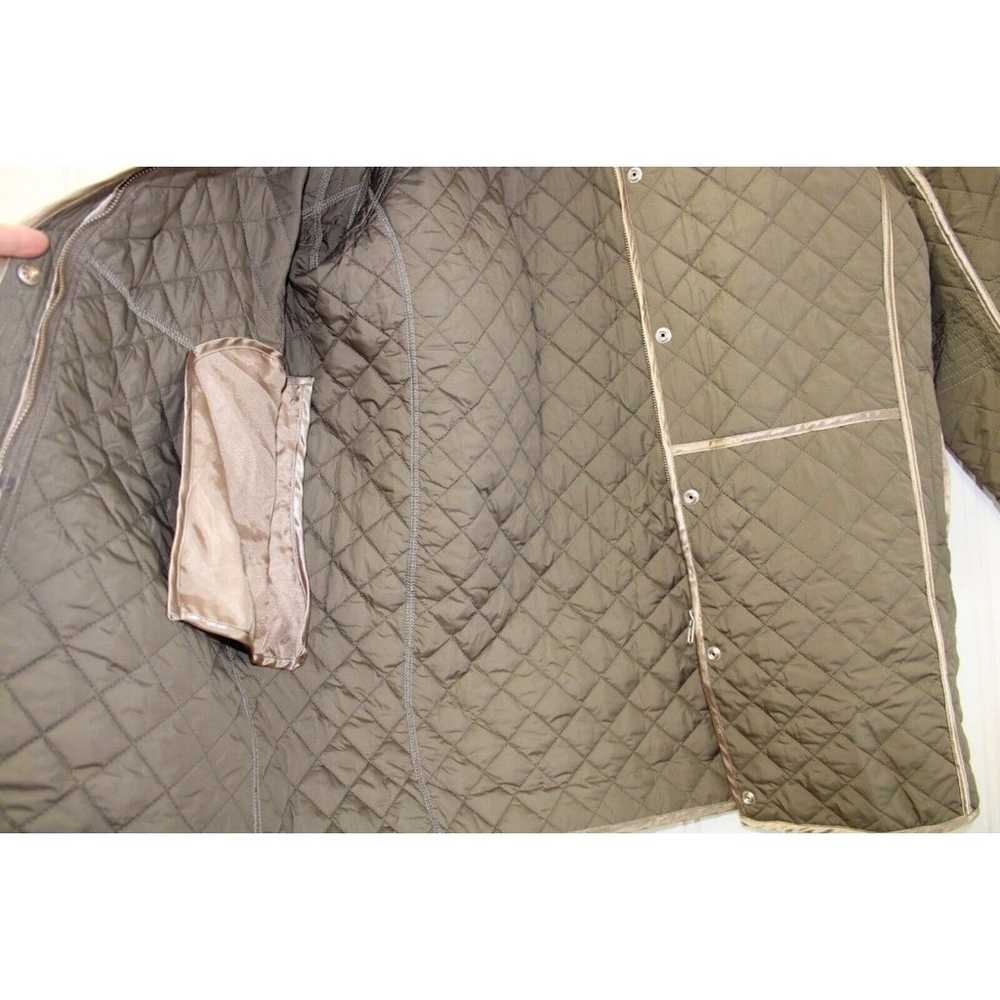 $298 Monrow Women's Green Quilted Full-Zip Jacket… - image 9