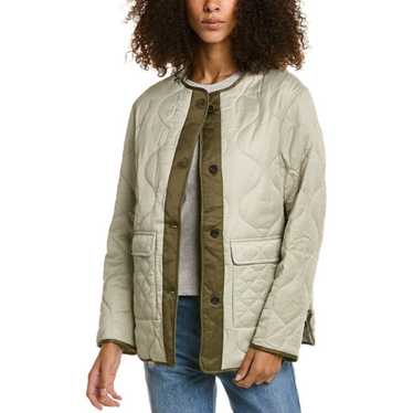 New! AllSaints $329 Foxi Quilted Oversized Longli… - image 1