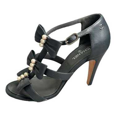 Chanel Slingback leather sandal