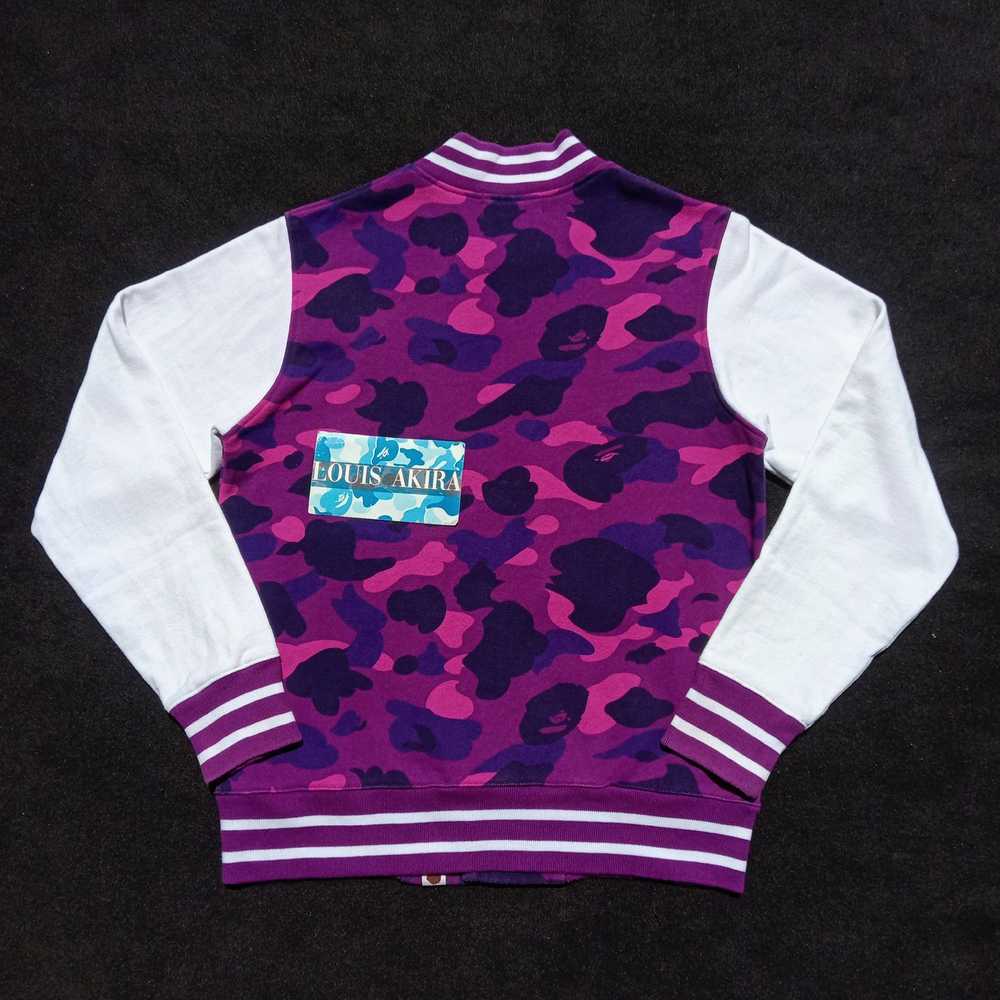 Bape Color Camo Sweat Varsity Jacket (2015) - image 5