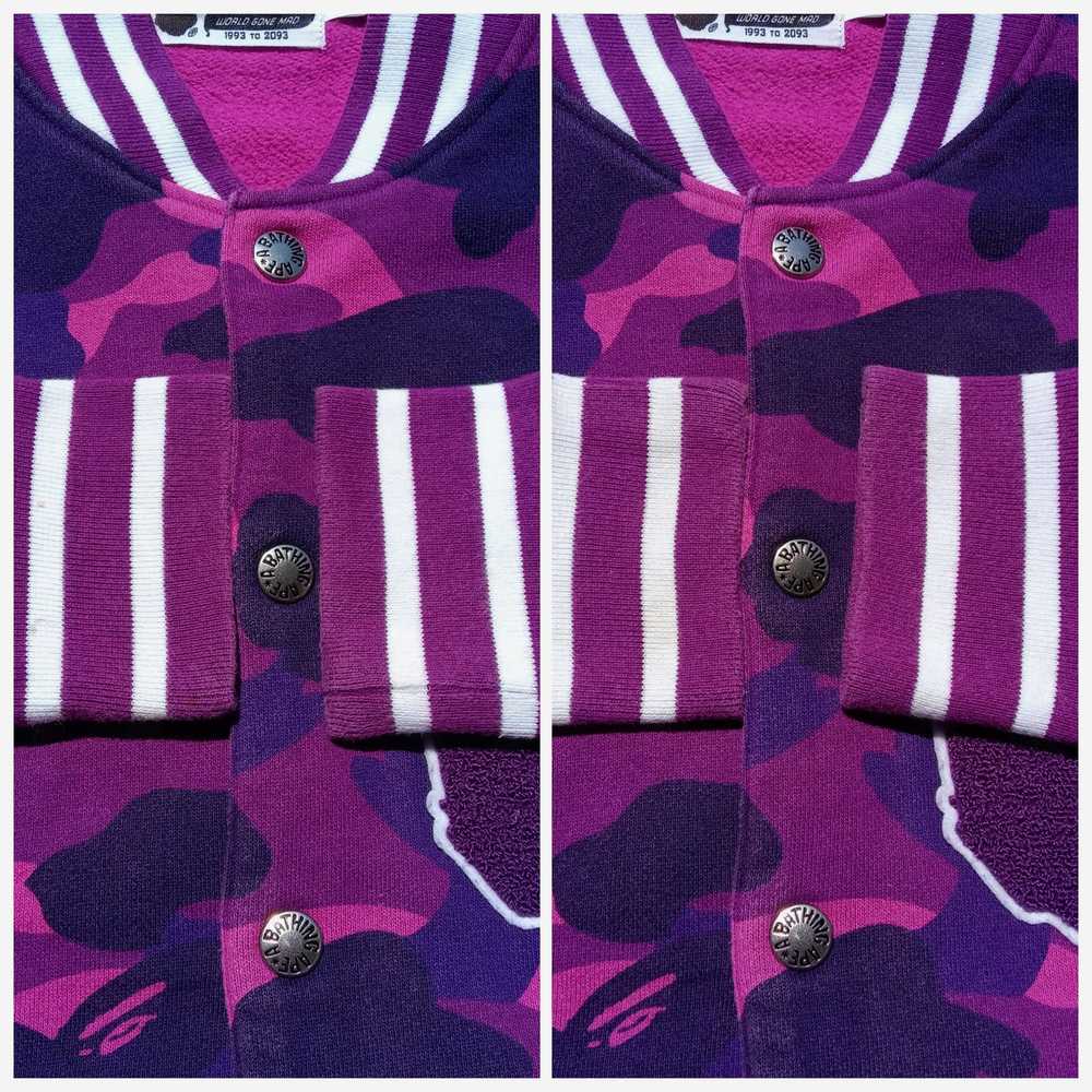 Bape Color Camo Sweat Varsity Jacket (2015) - image 6
