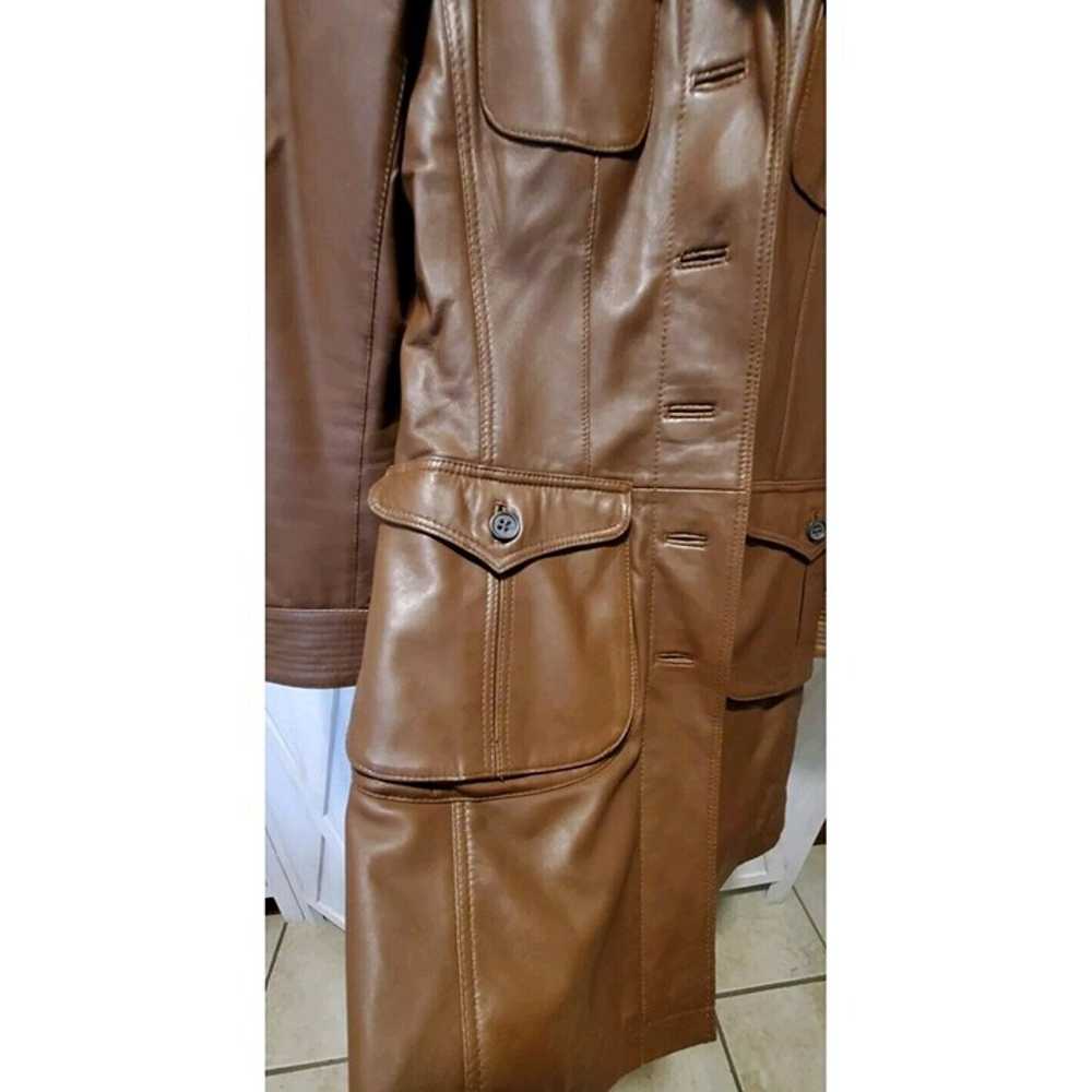 Peruvian Connection Leather Cognac Coffee Brown K… - image 10