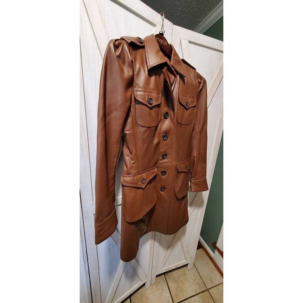 Peruvian Connection Leather Cognac Coffee Brown K… - image 3