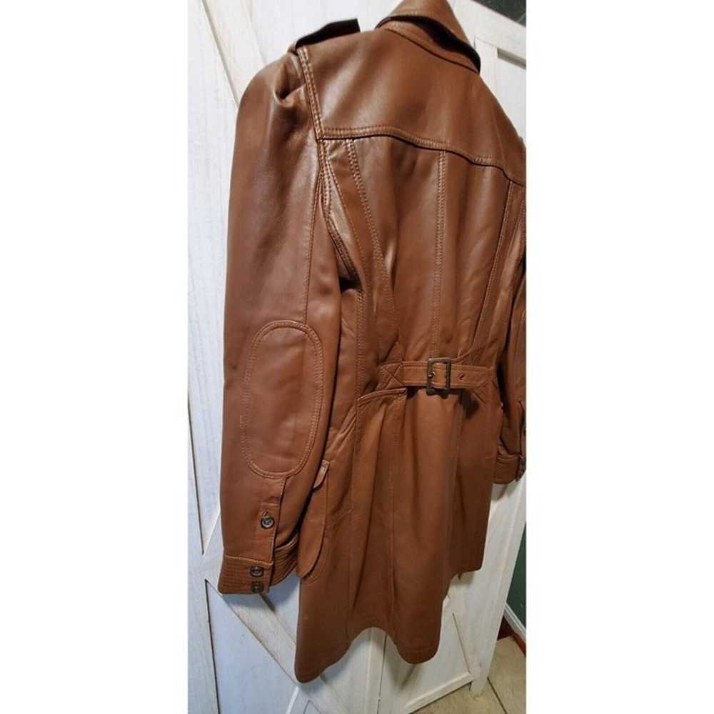 Peruvian Connection Leather Cognac Coffee Brown K… - image 6