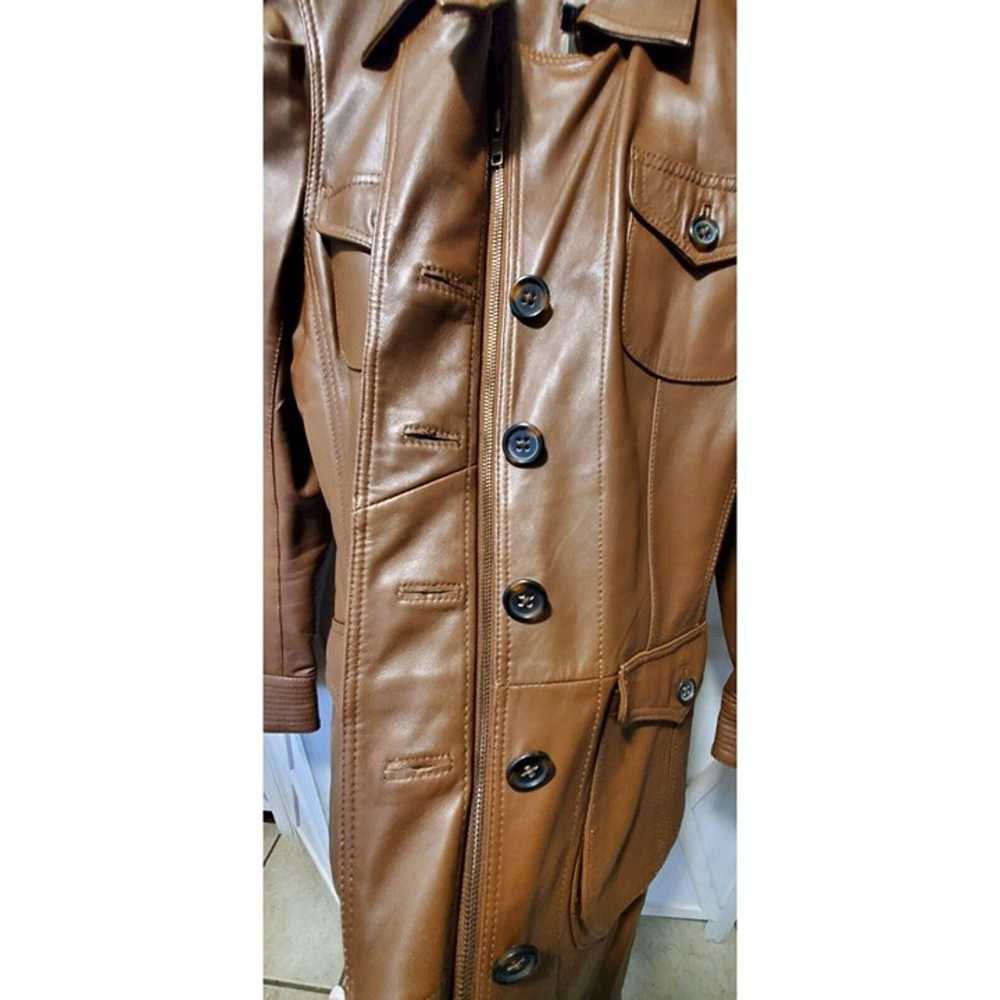 Peruvian Connection Leather Cognac Coffee Brown K… - image 9