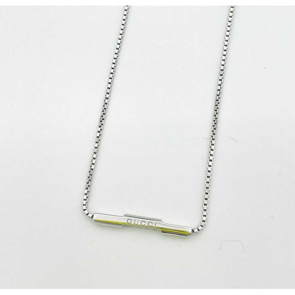 Gucci Gucci Link To Love white gold necklace - image 2