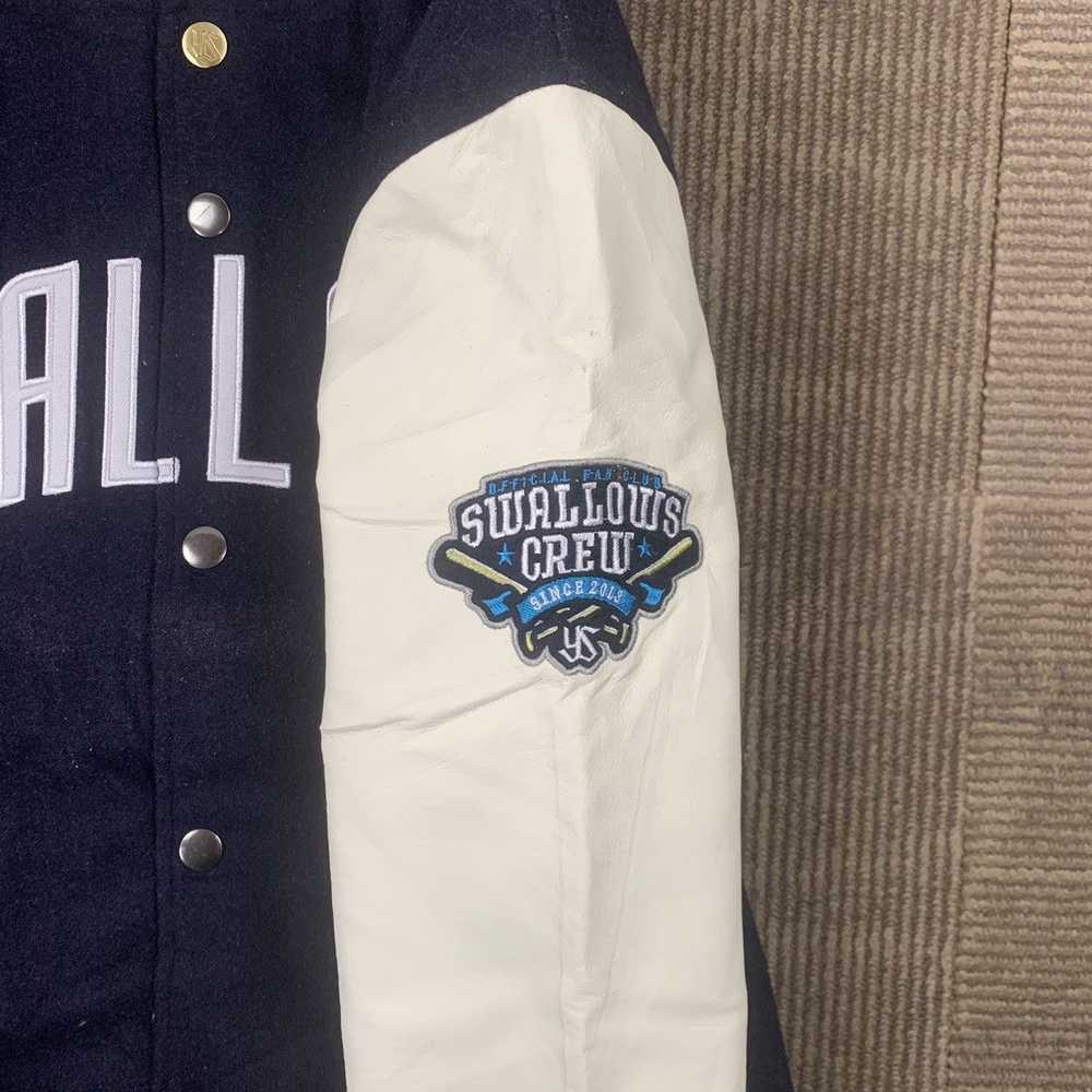 MLB × Majestic × Varsity Jacket Vintage SWALLOW C… - image 11