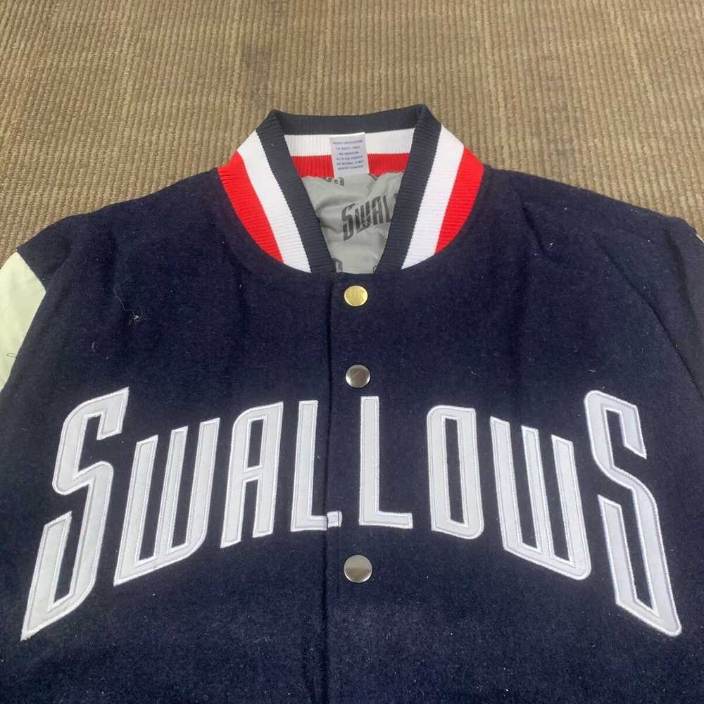 MLB × Majestic × Varsity Jacket Vintage SWALLOW C… - image 9