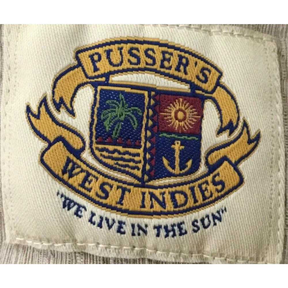 Vintage PUSSER’S WEST INDIES Mens Medium 100% Sil… - image 3