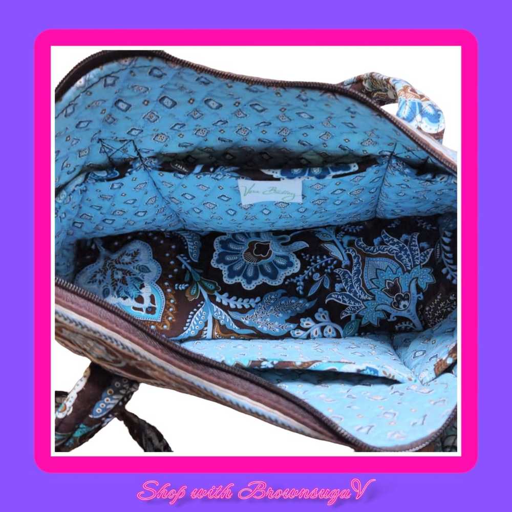 Vera Bradley retired Java blue purse - image 3