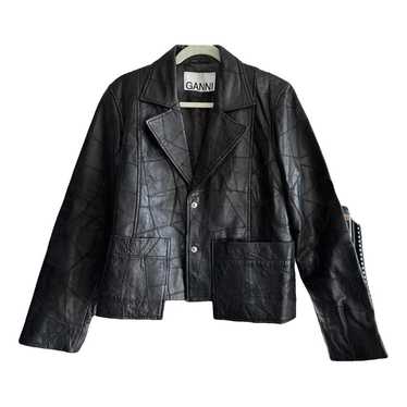 Ganni Leather biker jacket