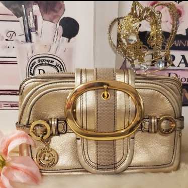 Juicy Couture Gold Clutch Handbag! *Vintage*