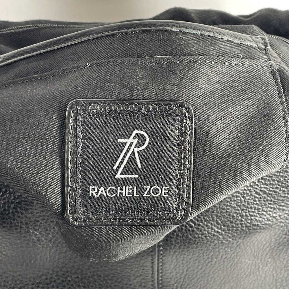Vintage Rachel Zoe Leather Shoulder Bag With Frin… - image 8