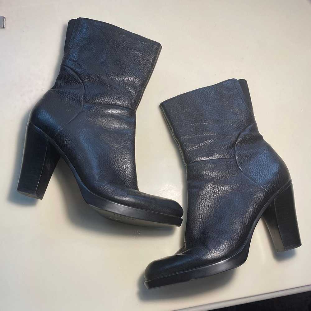 Vintage Y2K Nine West black leather ankle boots - image 7