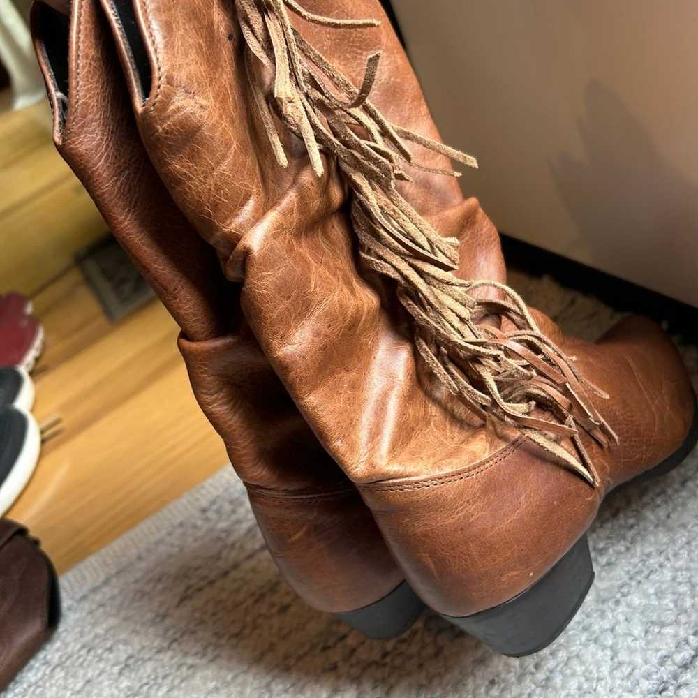 Durango Leather Vintage Women’s Boots with Fringe - image 10