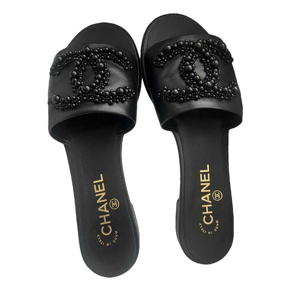 Chanel Leather sandal - image 1