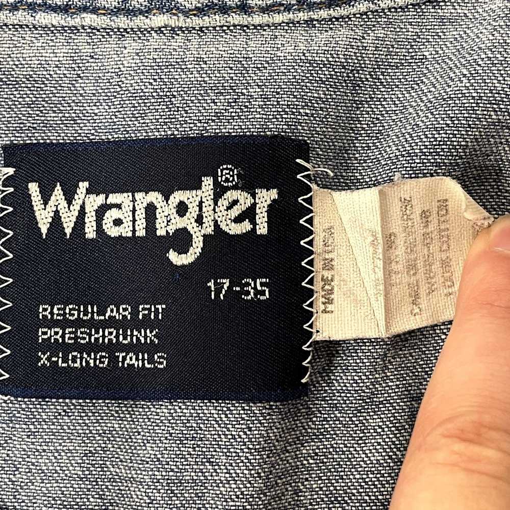 Wrangler 80’s Wrangler Blue Jean Cowboy Western P… - image 4