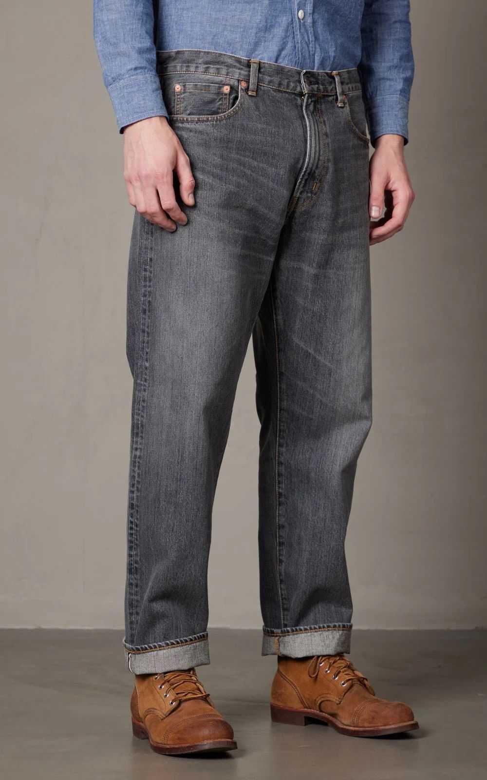 Fob Factory FOB Factory F160 Jeans selvage grey f… - image 10