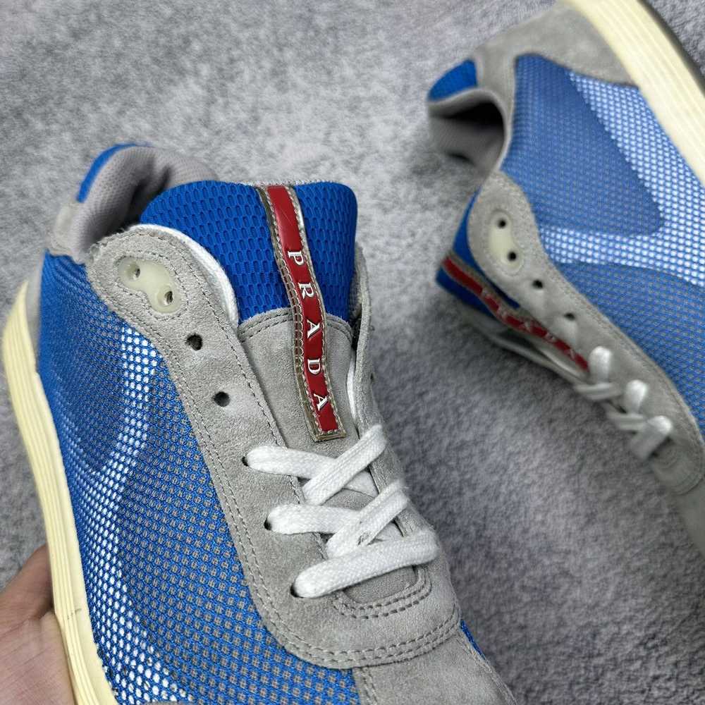 Prada × Rare × Vintage PRADA Suede Mesh Low Top S… - image 12