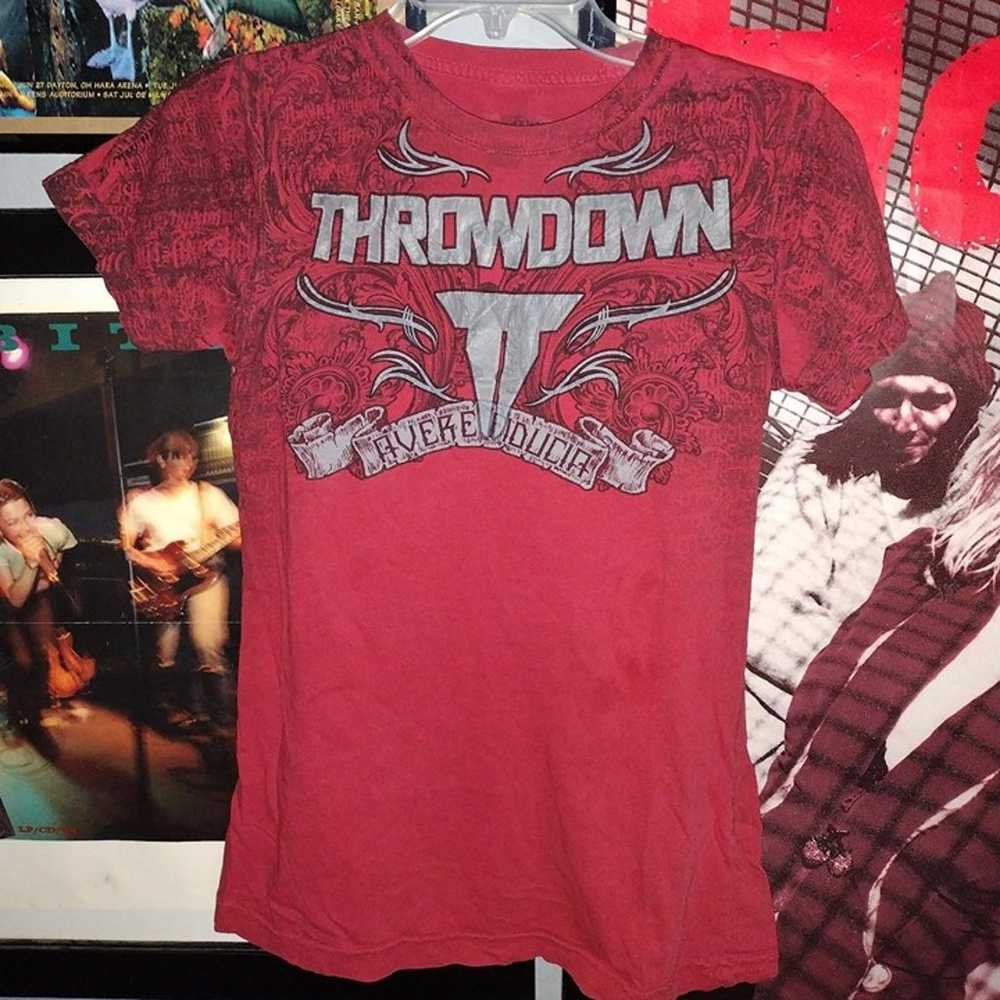 Women's vintage y2K throwdown wings t shirt baby … - image 2