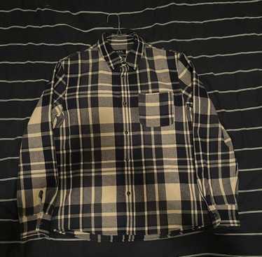 A.P.C. White and Blue Flannel - image 1