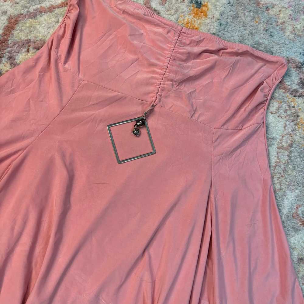 Vintage Y2K pink fairycore sleeveless top - image 2