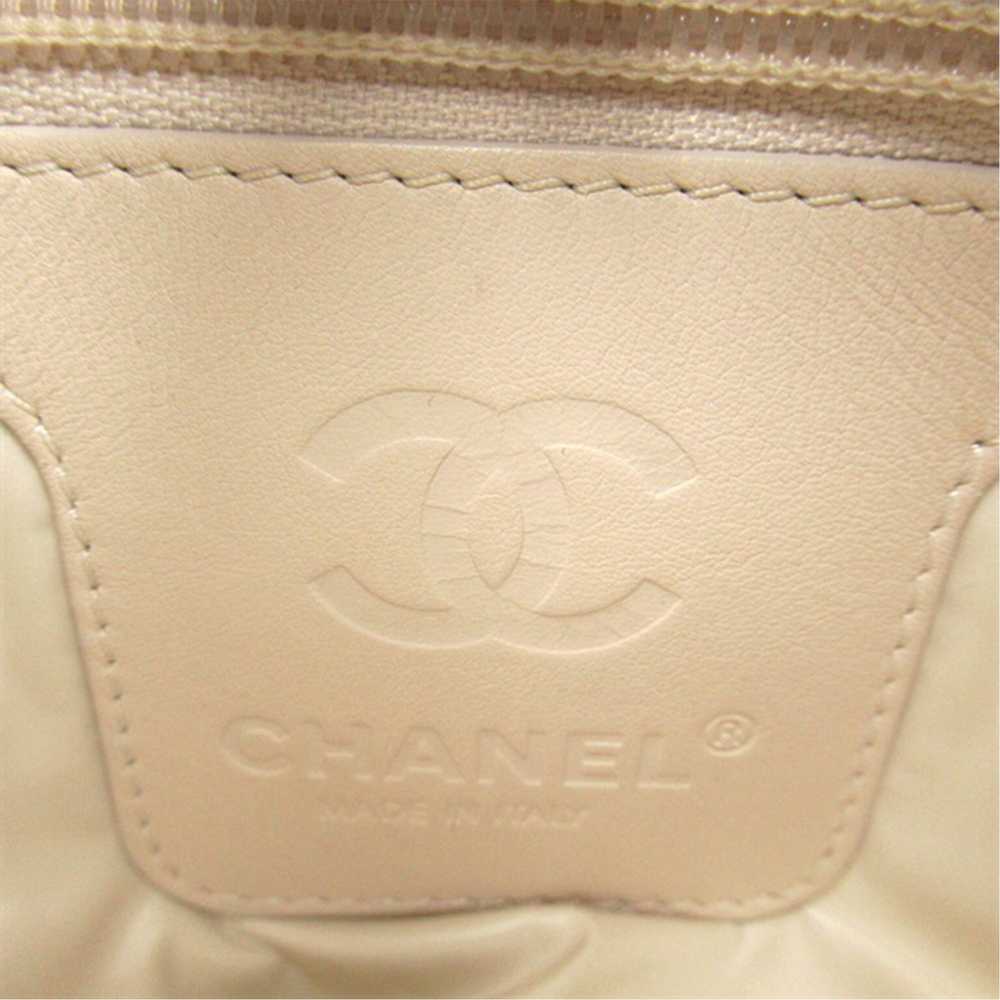 White Chanel Coco Cocoon Nylon Handbag Tote Bag - image 6