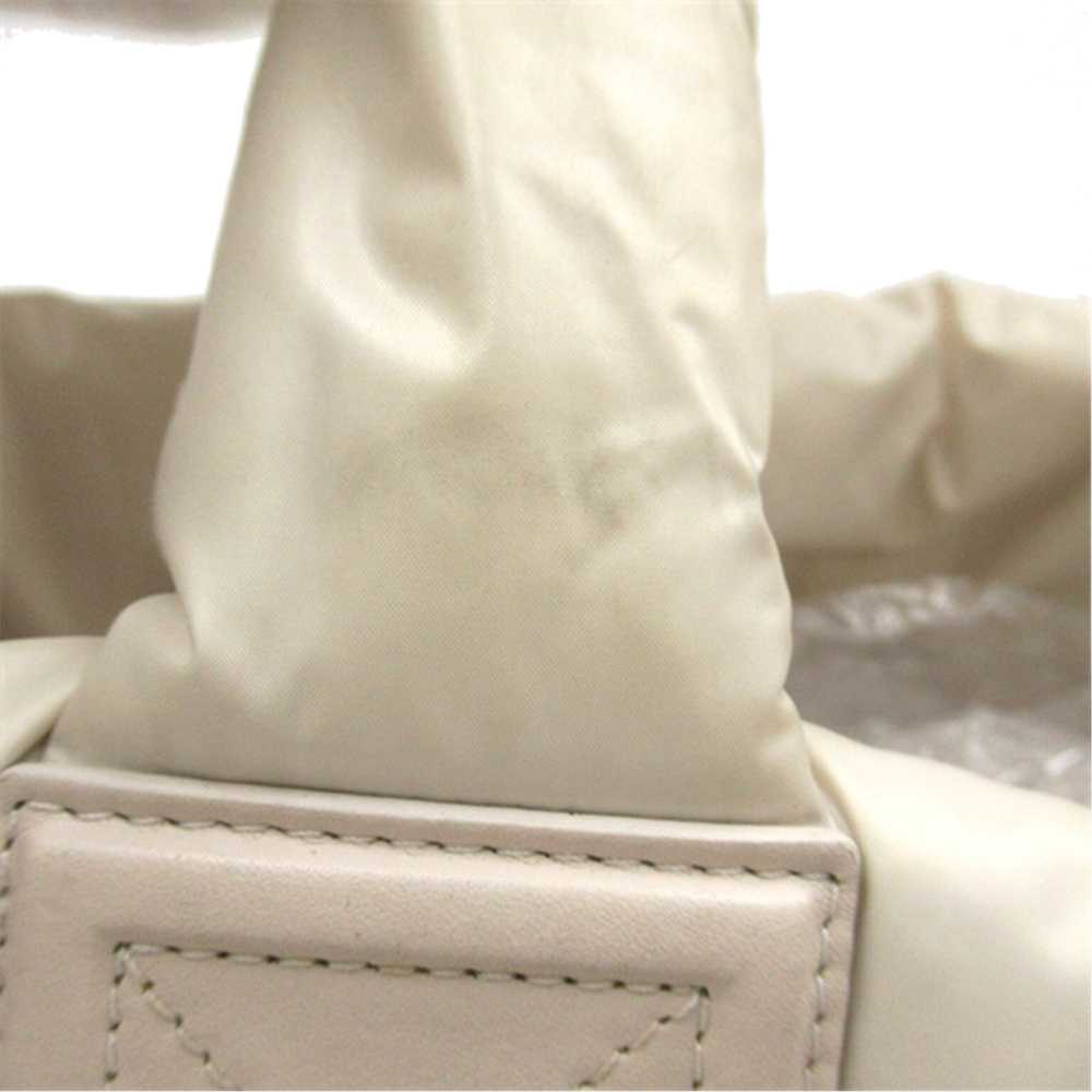 White Chanel Coco Cocoon Nylon Handbag Tote Bag - image 9