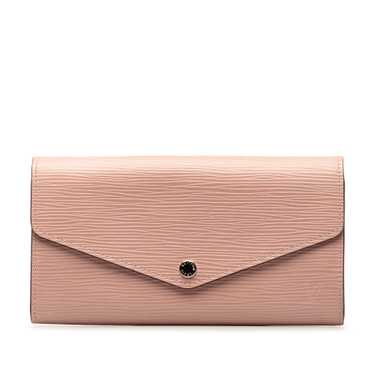 Pink Louis Vuitton Epi Sarah Long Wallet - image 1