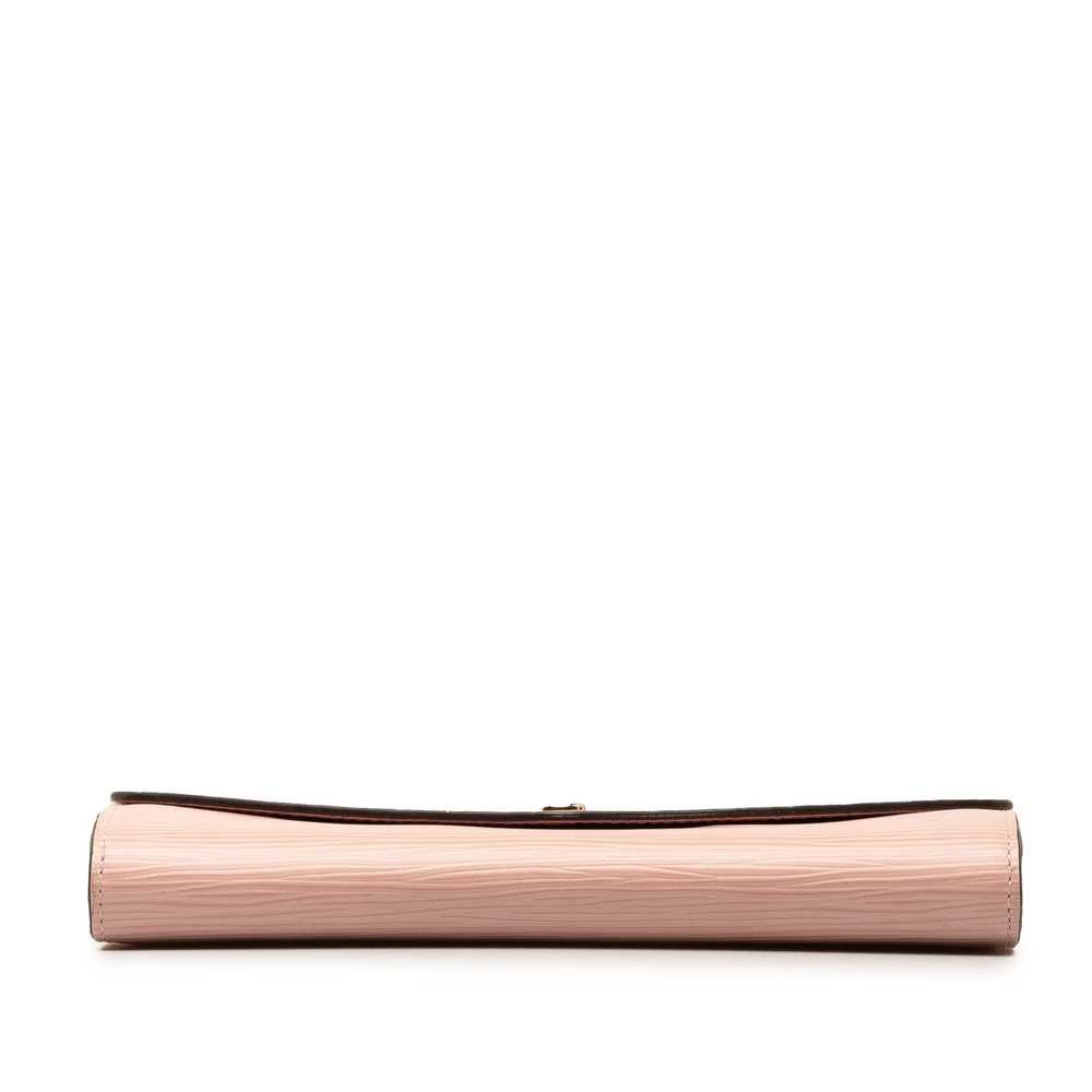 Pink Louis Vuitton Epi Sarah Long Wallet - image 4