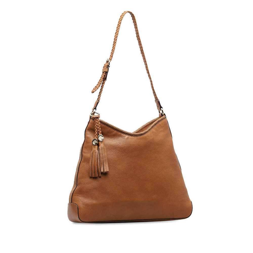 Brown Gucci Leather Marrakech Shoulder Bag - image 2