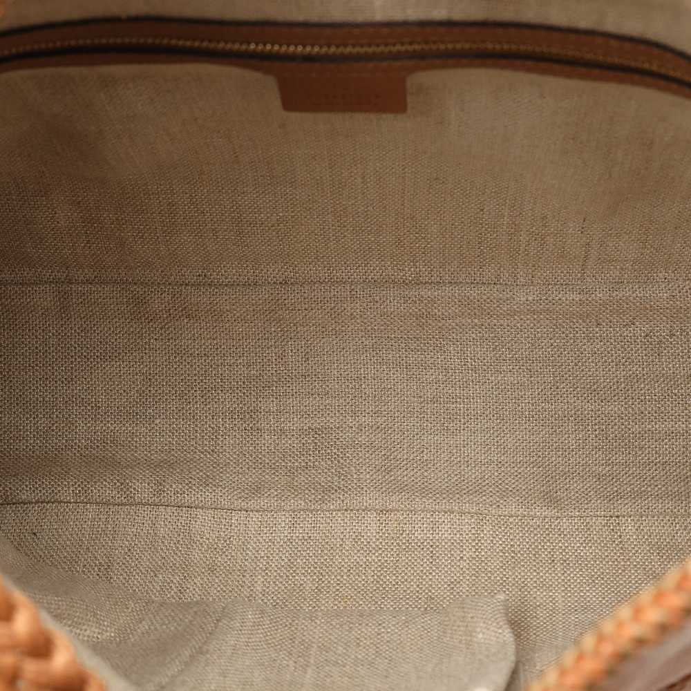 Brown Gucci Leather Marrakech Shoulder Bag - image 5