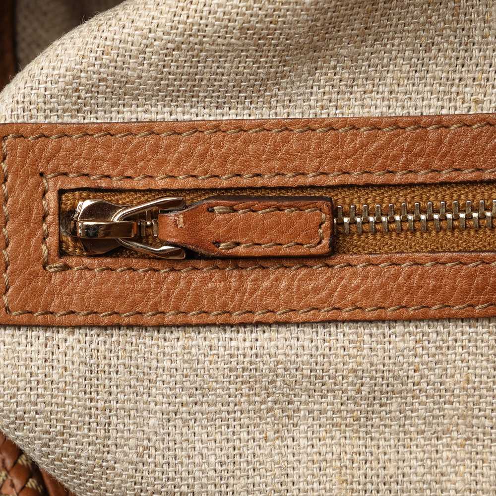 Brown Gucci Leather Marrakech Shoulder Bag - image 8