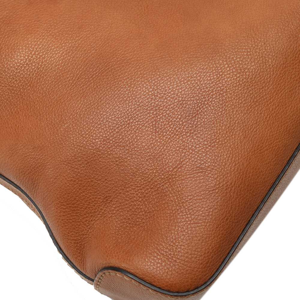 Brown Gucci Leather Marrakech Shoulder Bag - image 9