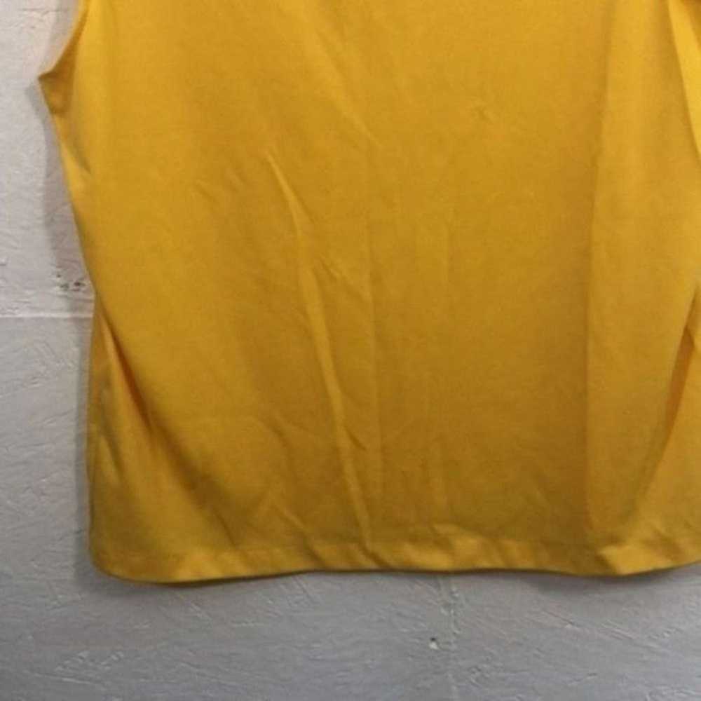 Women Vintage yellow tank top size 18 - image 3