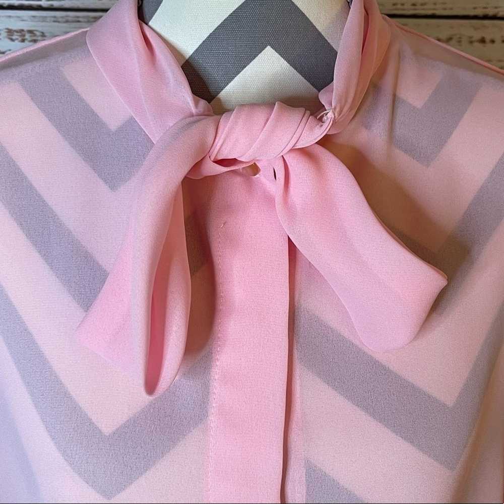 Jolene Fashions Vintage Polyester Baby Pink w/ Bo… - image 3