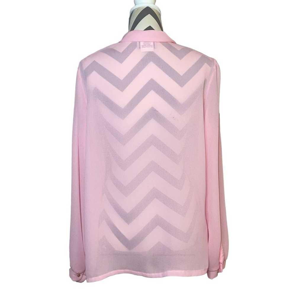 Jolene Fashions Vintage Polyester Baby Pink w/ Bo… - image 6