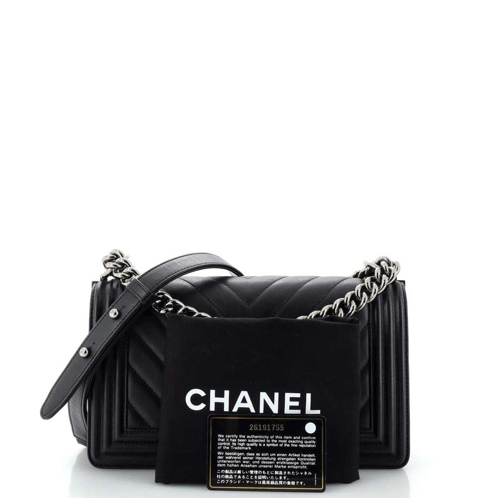 CHANEL Boy Flap Bag Chevron Lambskin Old Medium - image 2