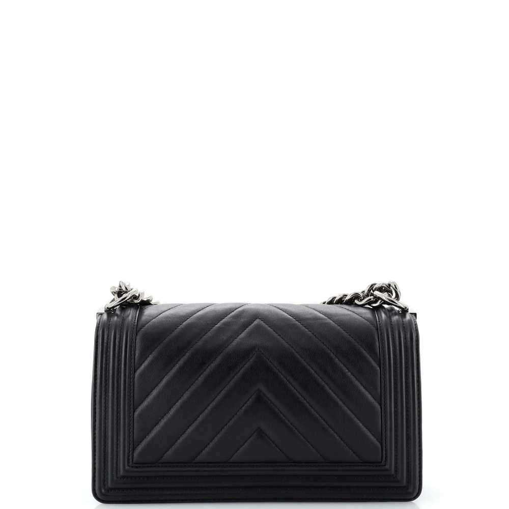 CHANEL Boy Flap Bag Chevron Lambskin Old Medium - image 4